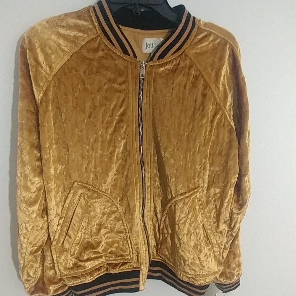 Women gold Jolt jacket